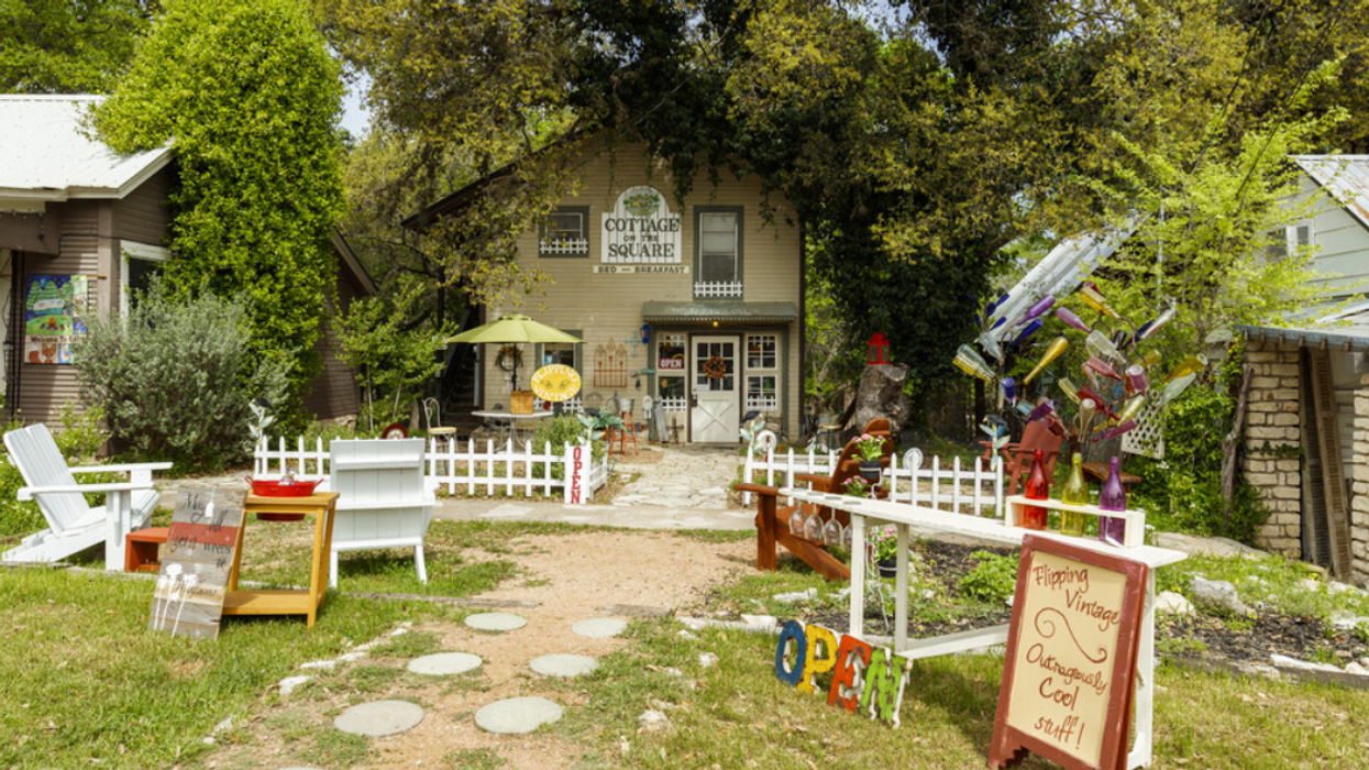 Shops in Wimberley, TX.