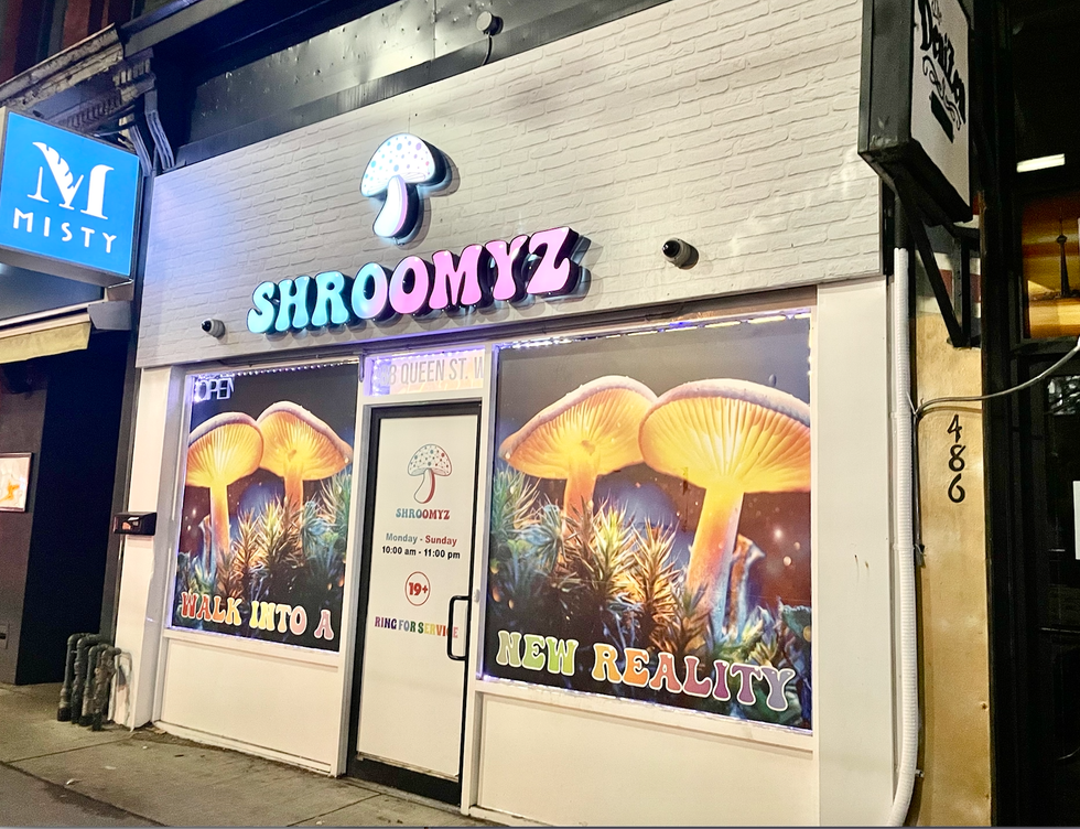 Shroomyz storefront.