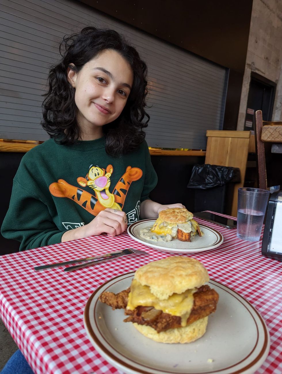 Sierra Riley at Pine State Biscuits.