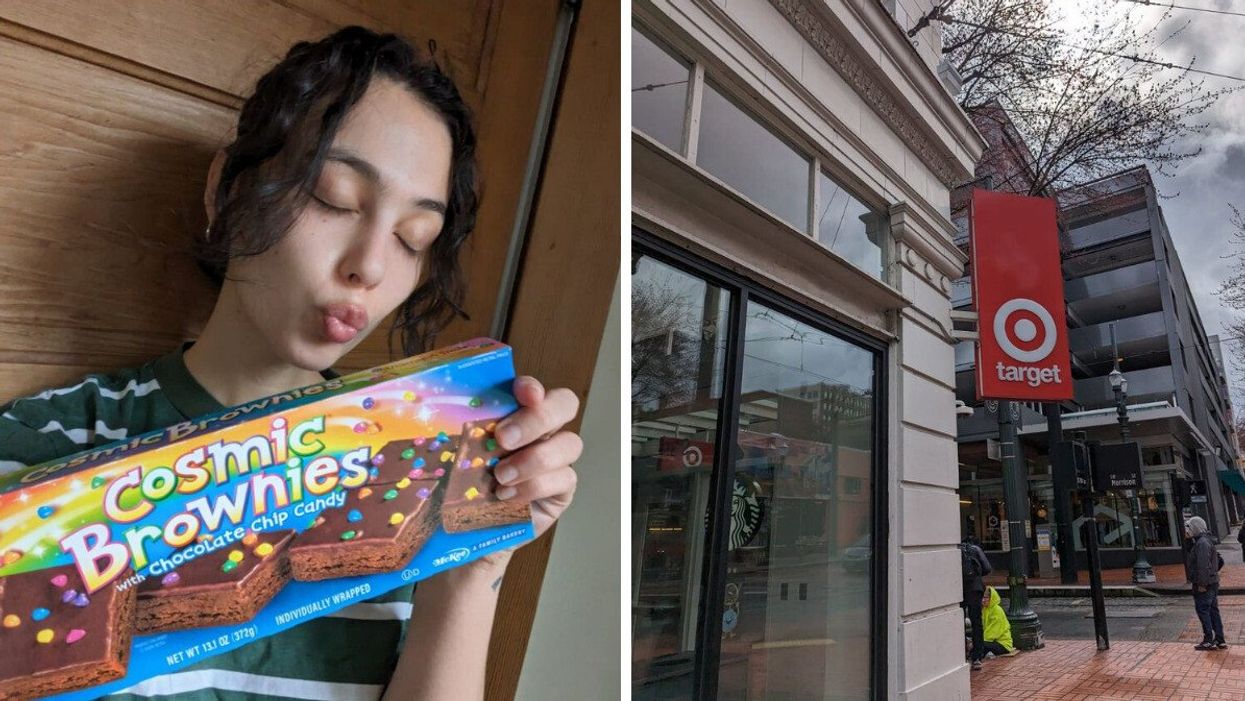 Sierra Riley with Cosmic Brownies. Target in Portland.
