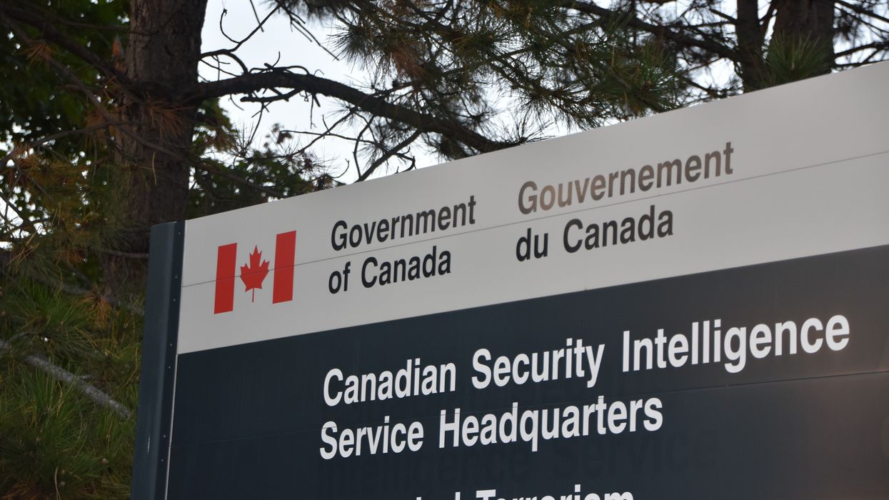 sign at canadian security intelligence service headquarters in ottawa
