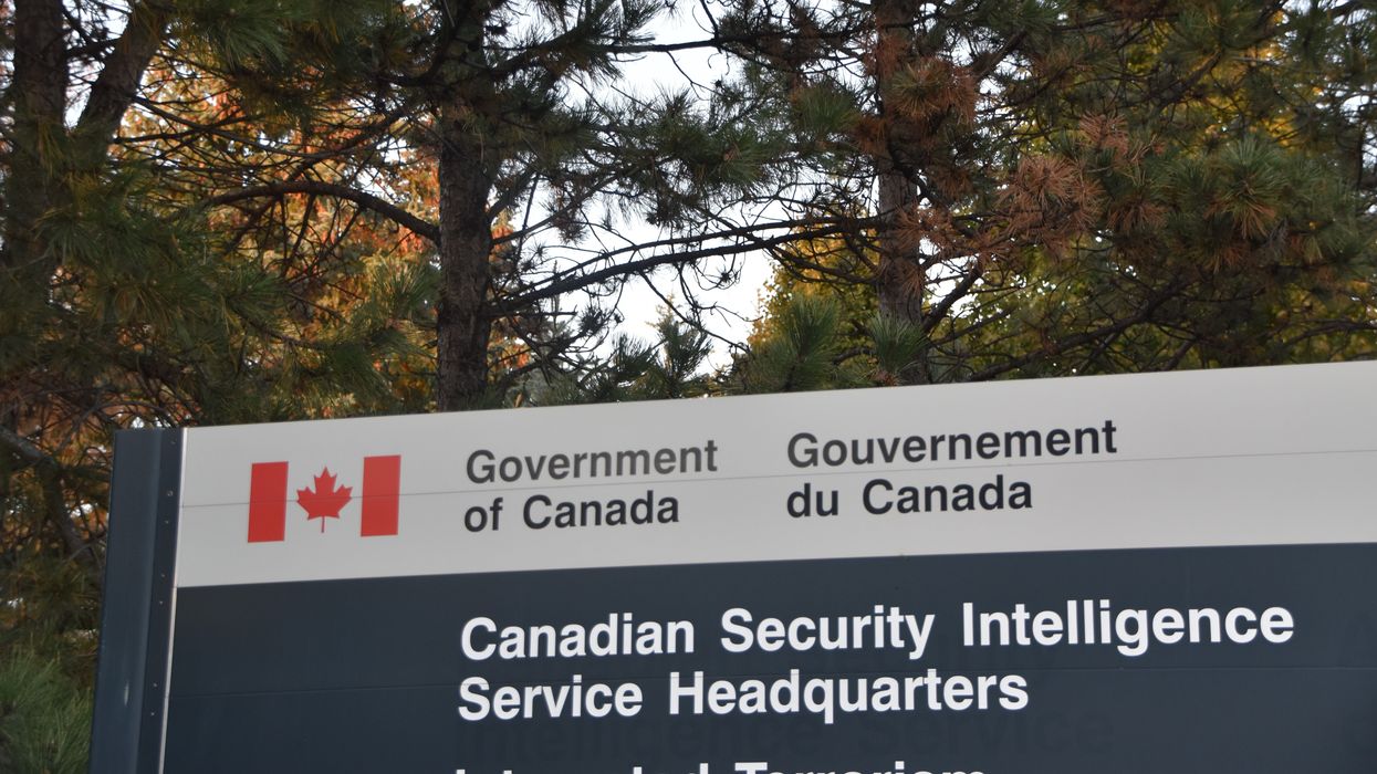 sign at canadian security intelligence service headquarters in ottawa