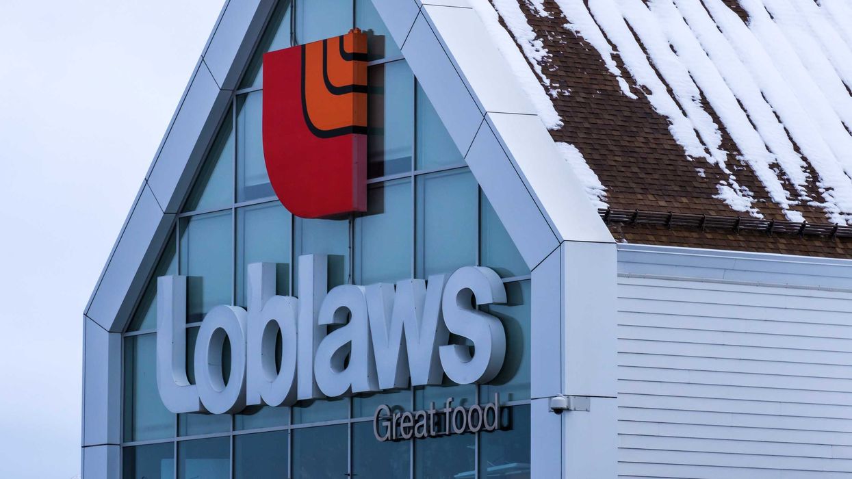 sign on exterior of loblaws grocery store