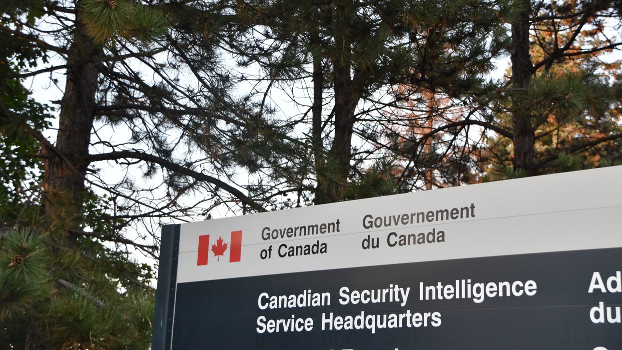 sign outside csis headquarters in ottawa