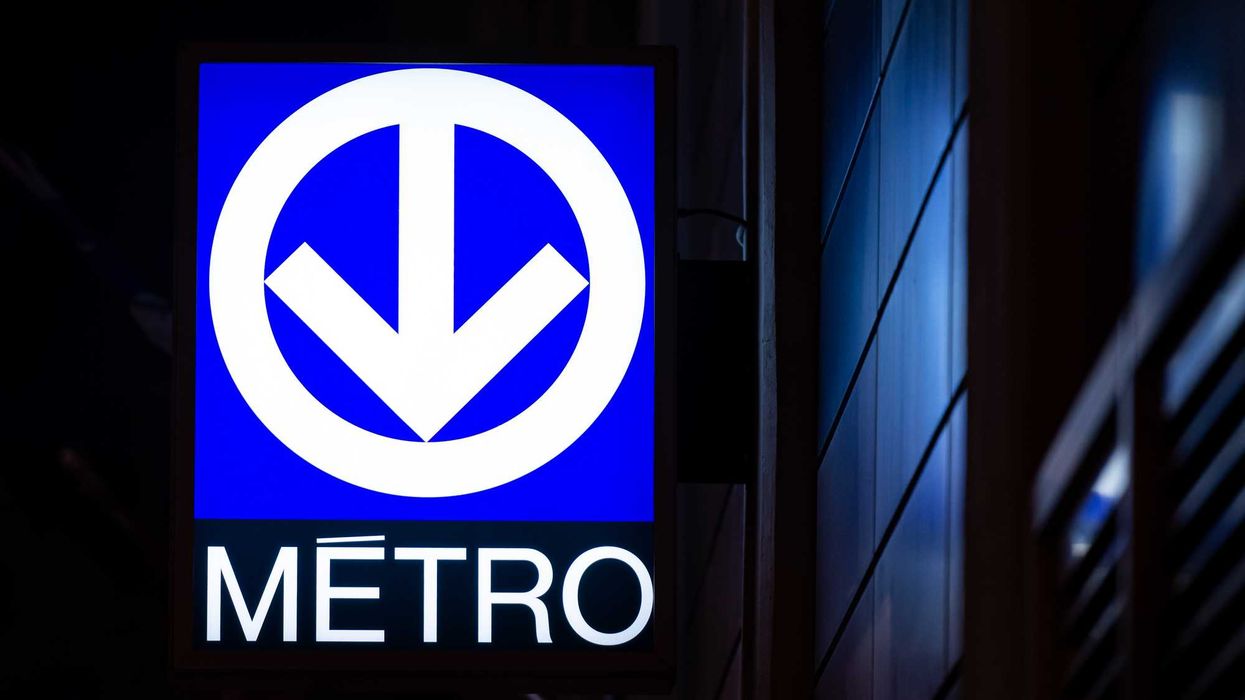 Signe du métro de Montréal.