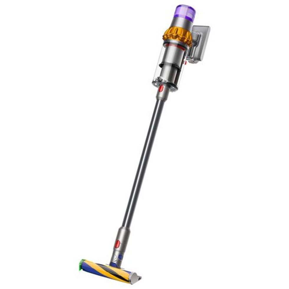 silver dyson v15 detect vacuum