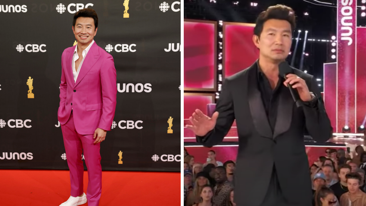 Simu Liu at the JUNOS.