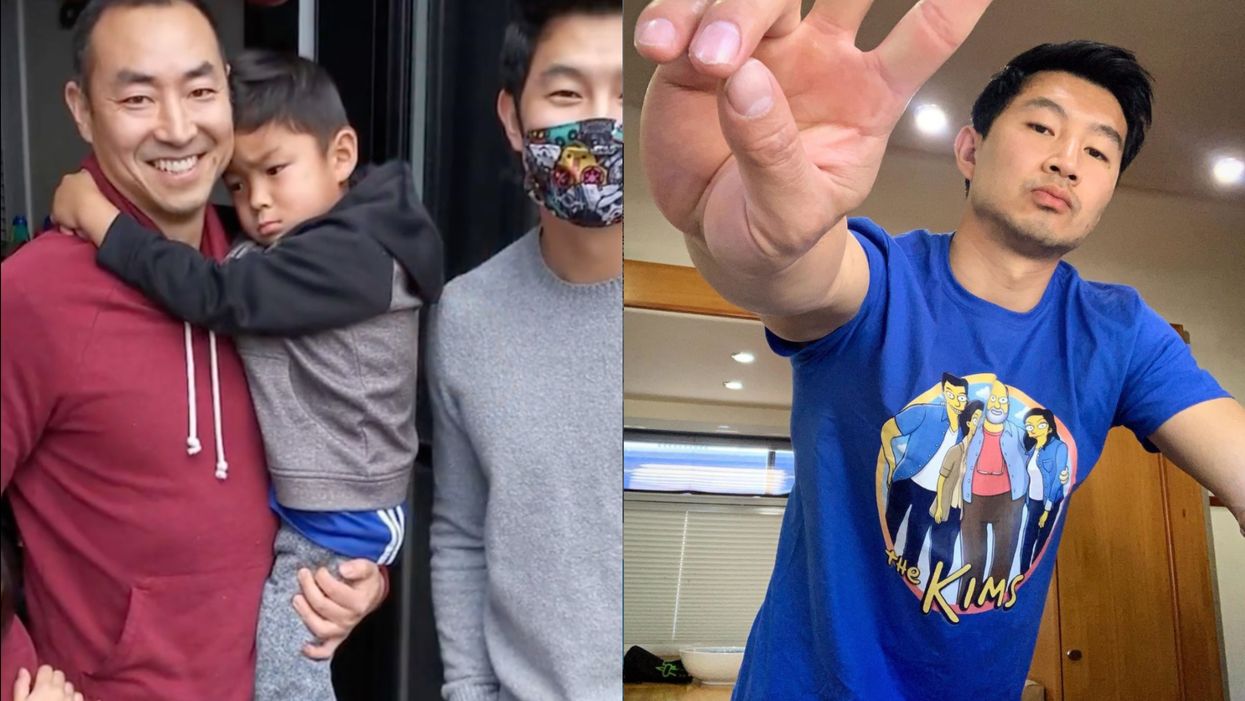 Simu Liu From 'Kim's Convience' Surprised A Widower & Kids In Toronto This Xmas (VIDEO)