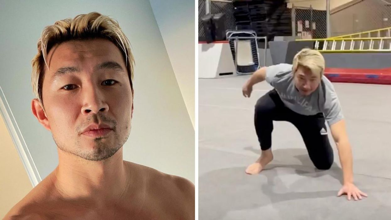 Simu Liu Showed Off His Gymnastics Skills & The Moves Would Make Shang-Chi Proud
