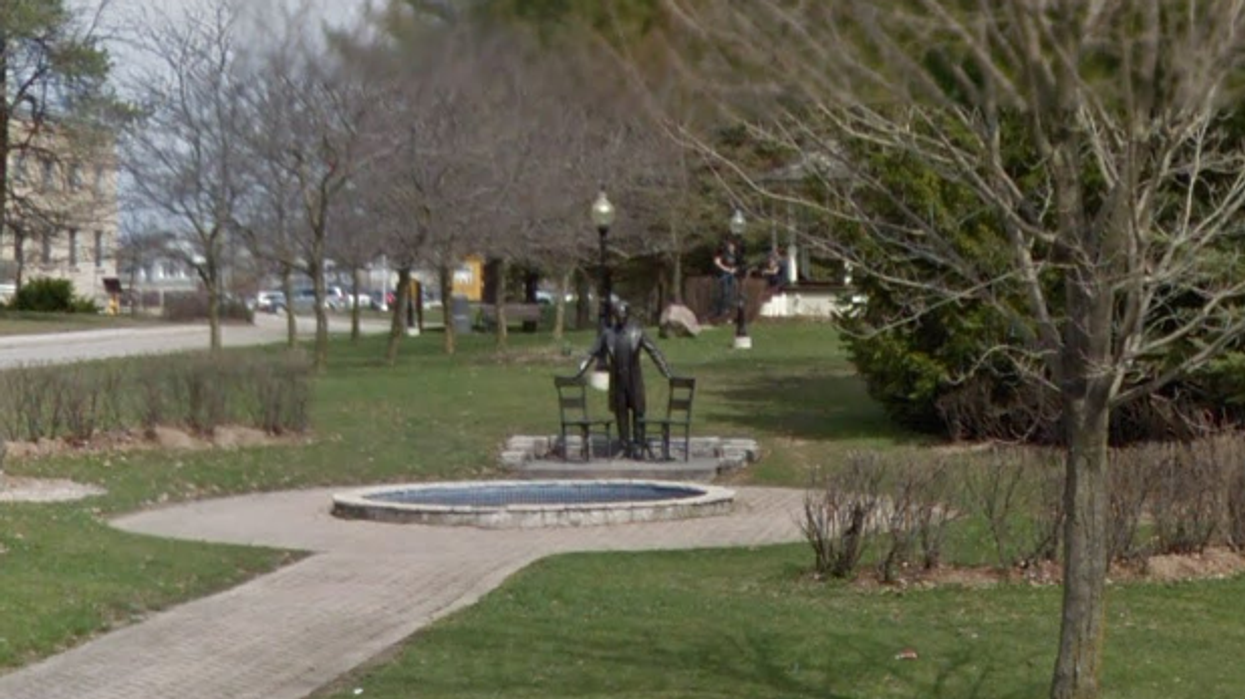 Sir John A. Macdonald Statue Was Vandalized In Ontario But The City Isn't Cleaning It