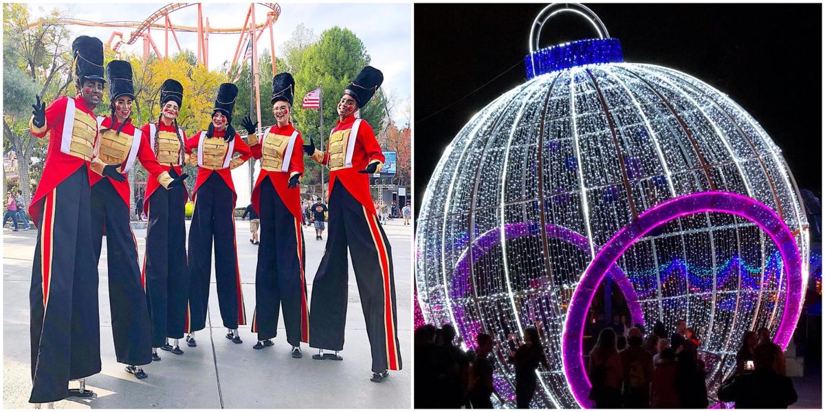 Six Flags Fiesta Texas' Christmas Event Is Back This Winter Narcity