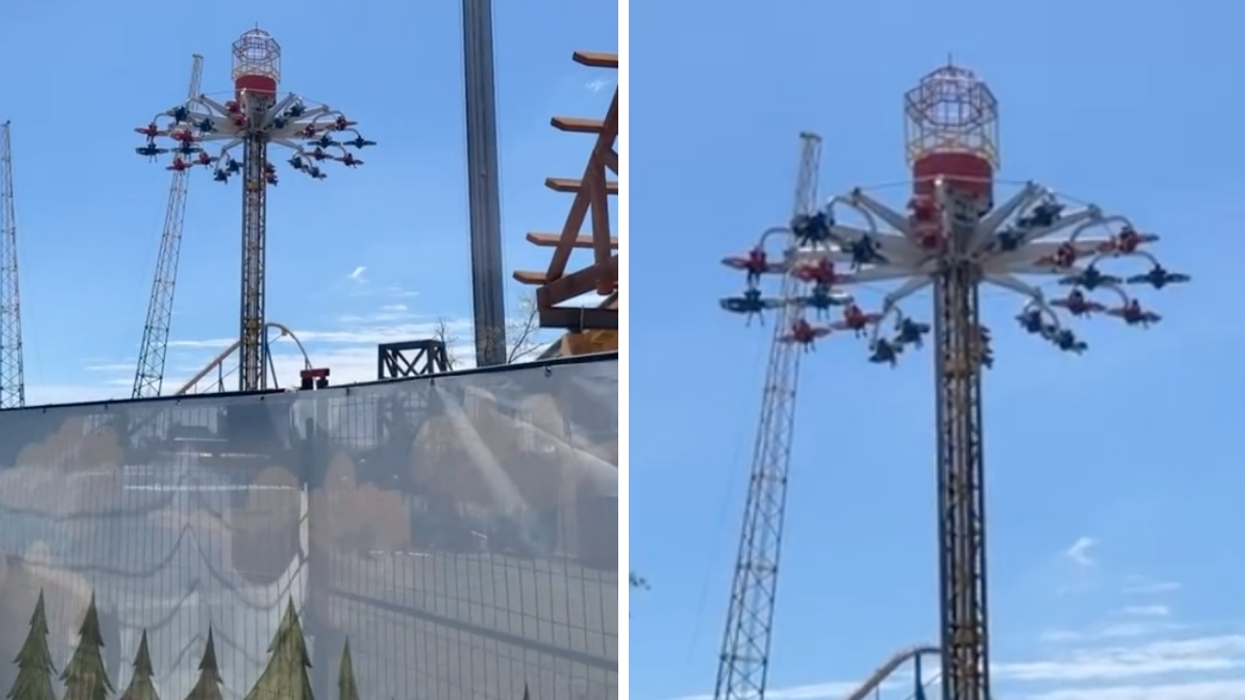 Skyhawk at Canada's Wonderland stuck over the weekend.