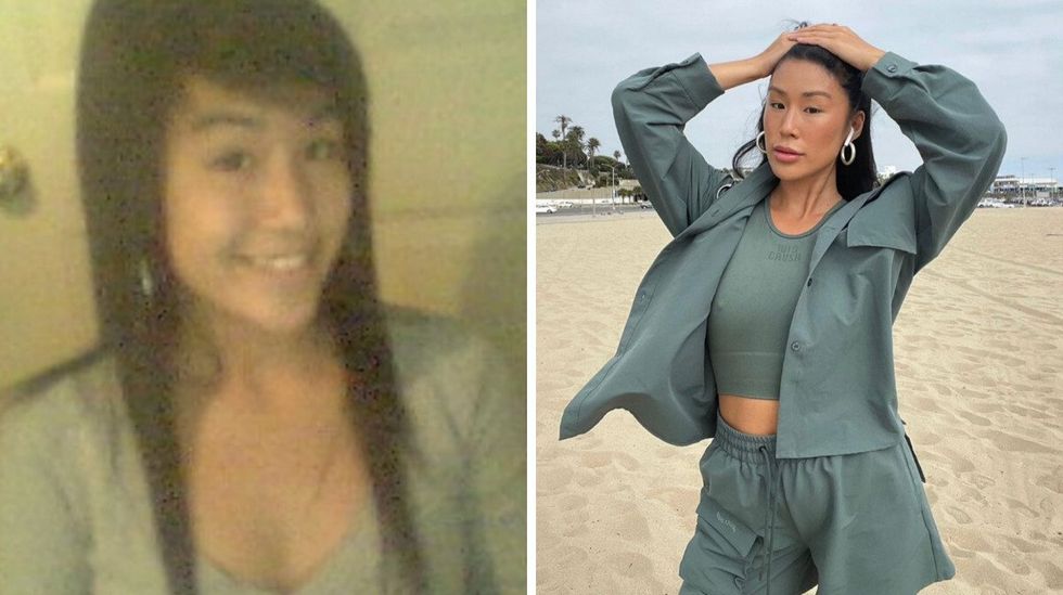 Skyrock de Cindy Cournoyer. Droite : Cindy Cournoyer.