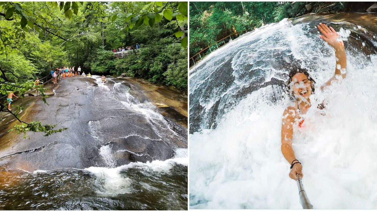 Sliding Rock North Carolina Is An Incredible Natural Water Park