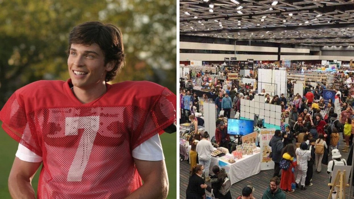 Smallville. Droite : Comiccon de Montréal.