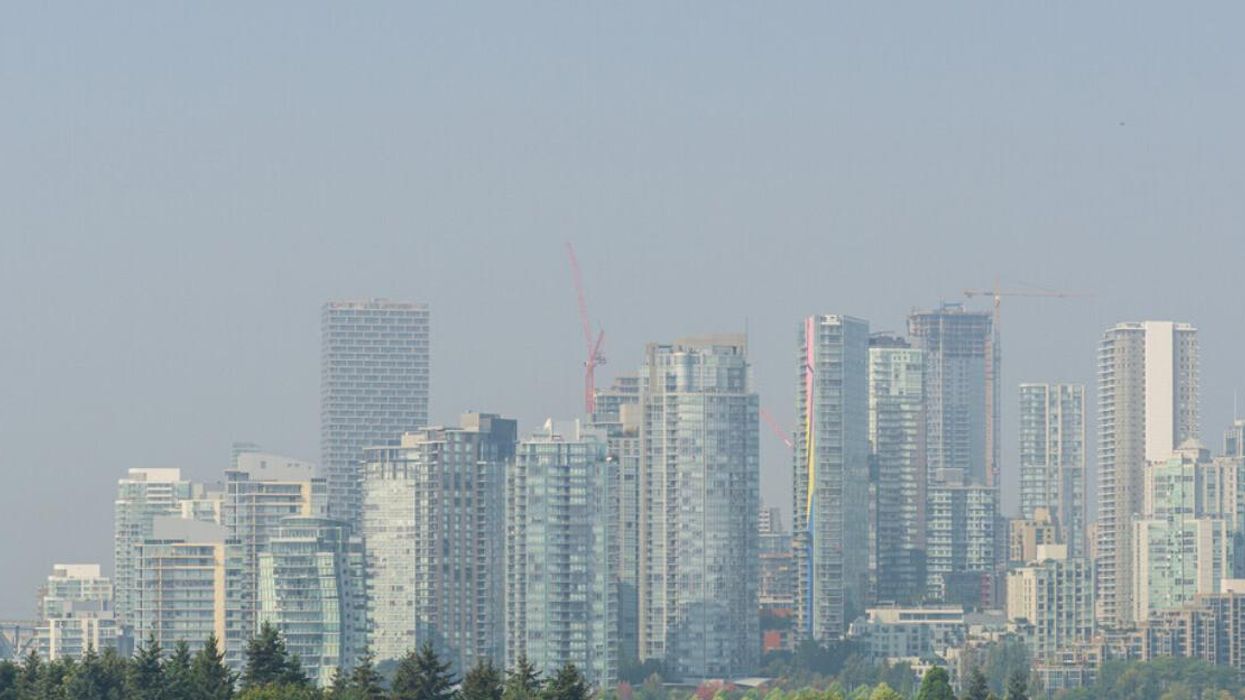Smoke in Vancouver due to wildfires in 2020.
