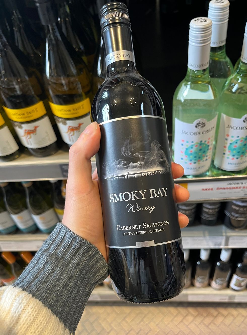 Smoky Bay Cabernet Sauvignon.