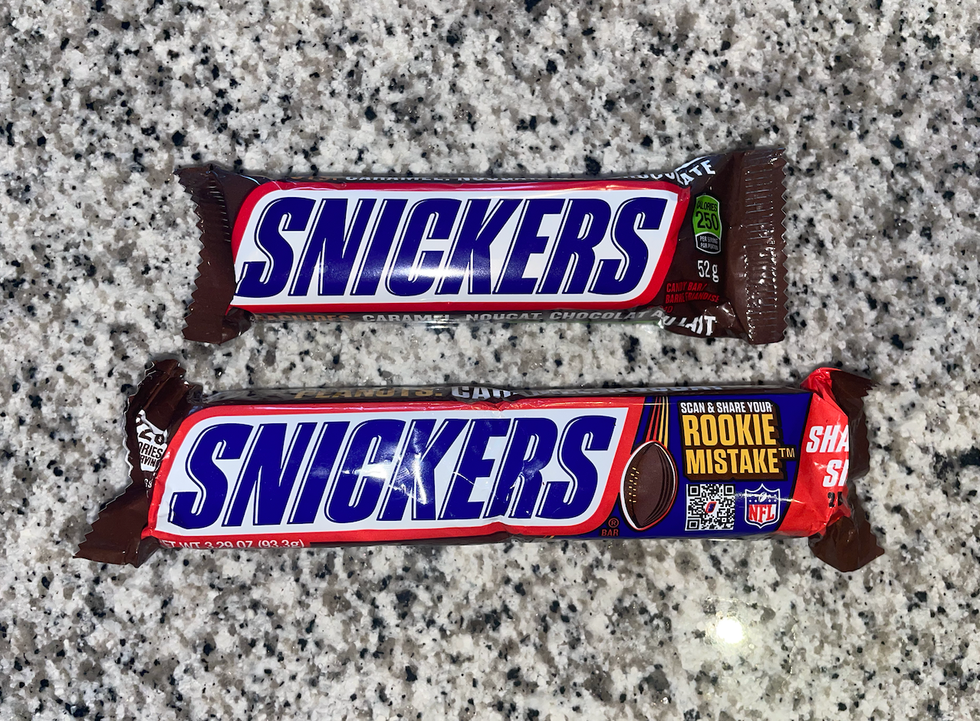 Snickers Canada VS America.