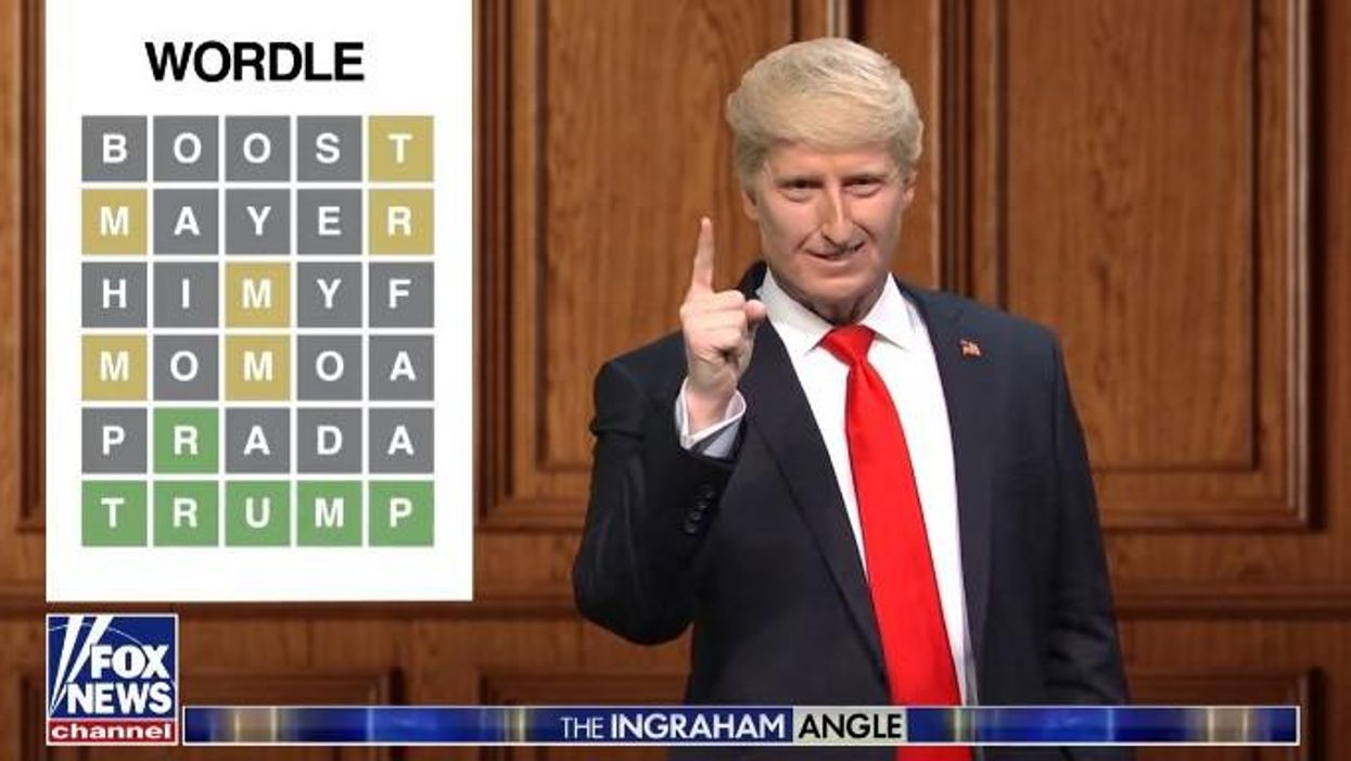 'SNL' Roasted Donald Trump Again Last Night & This Time He's Playing Wordle (VIDEO)