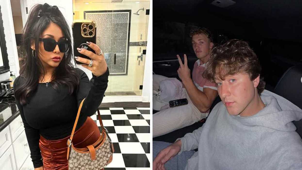 Snooki. Right: Canda Shore cast members.