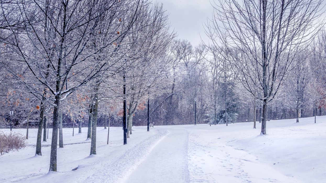 Snow in Ontario.