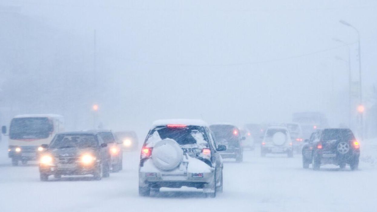 Snow on roads.