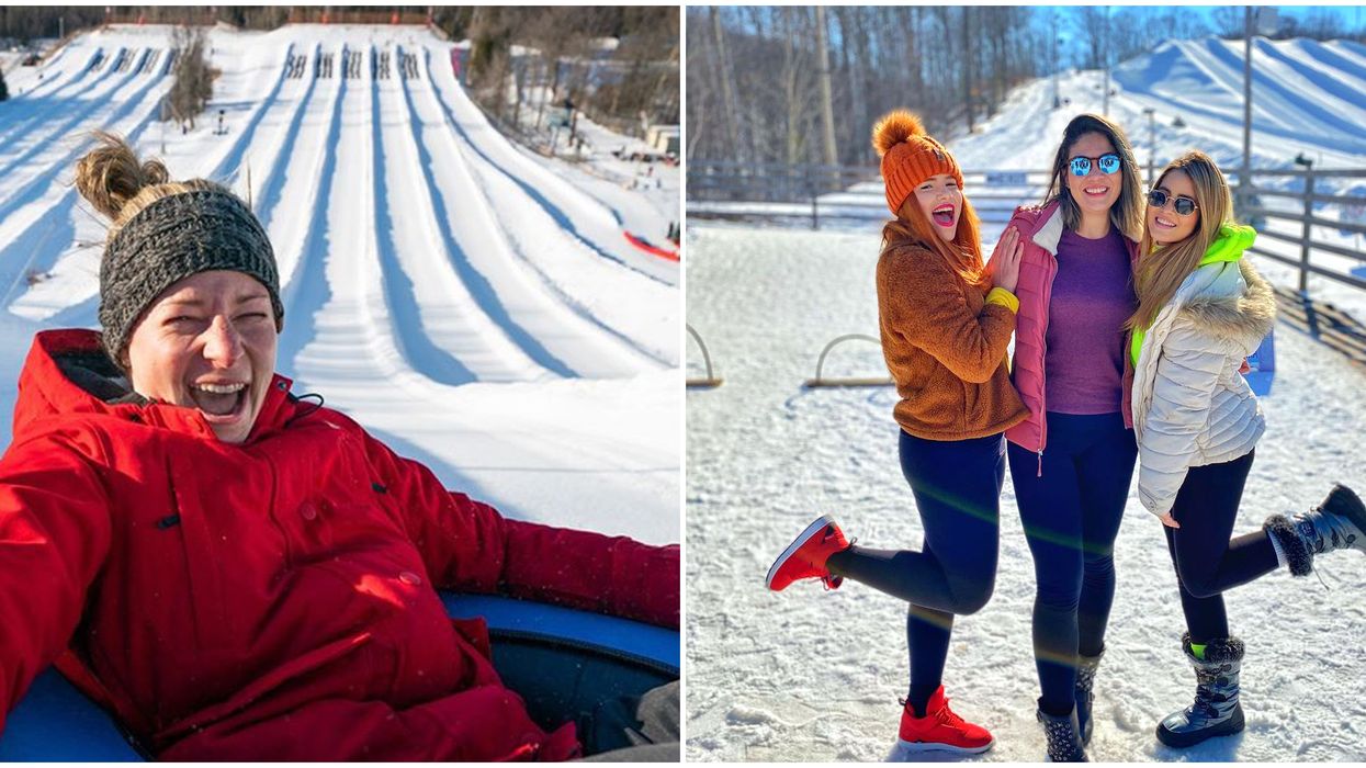 Snow Tubing Near Toronto At This Park With 14 Slides Only 1 Hour From The City