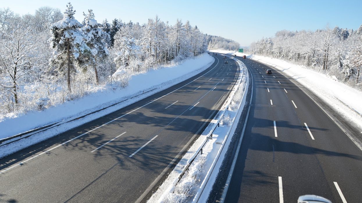 Snowy roads.