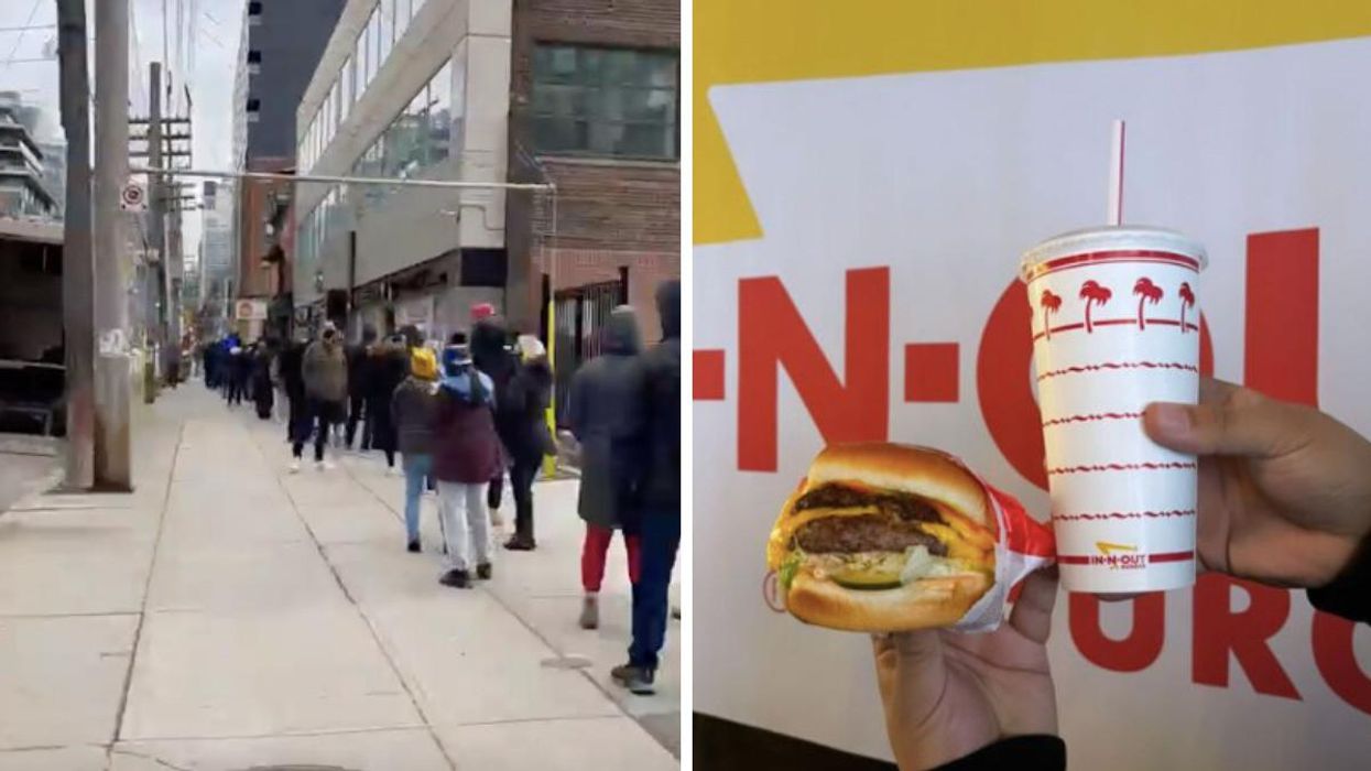 So Many People Showed Up For In-N-Out Burgers At A Toronto Pop-Up Today (PHOTOS)