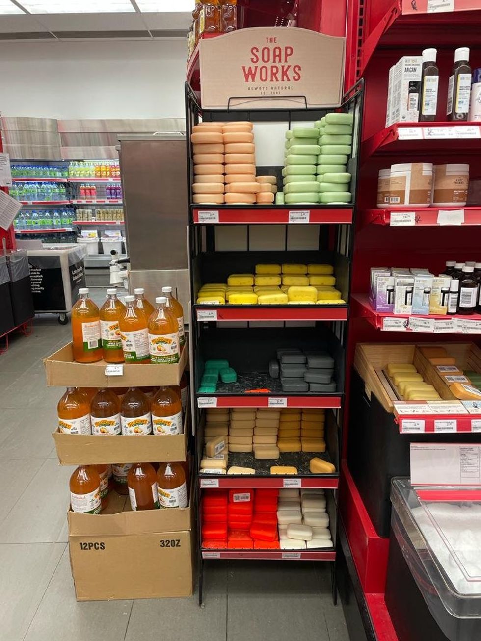 Soap at Bulk Barn.