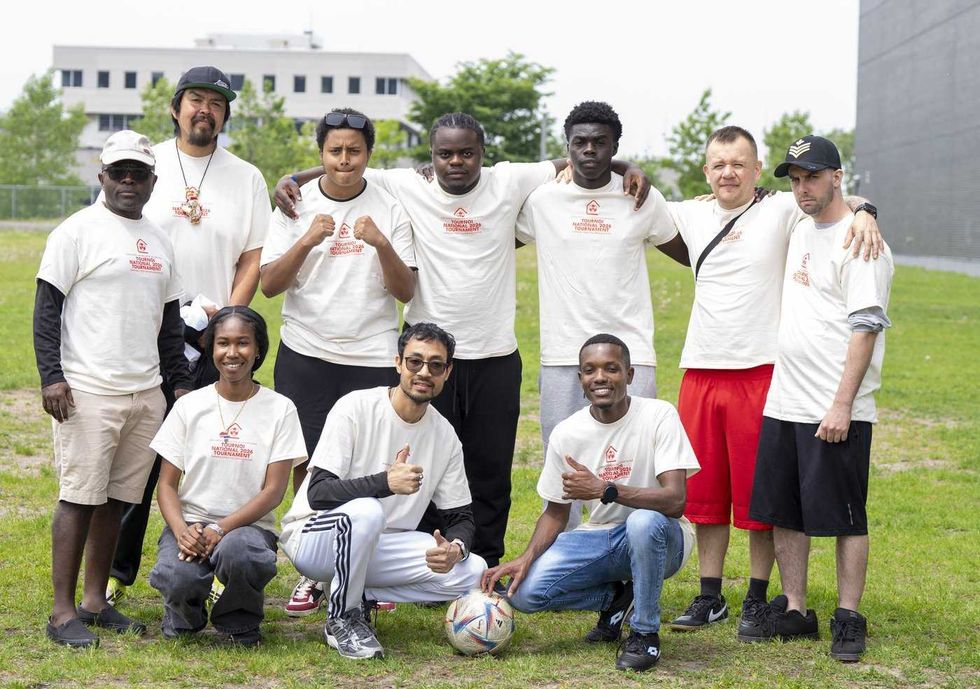 Soccer tournament in Montreal for unhoused players