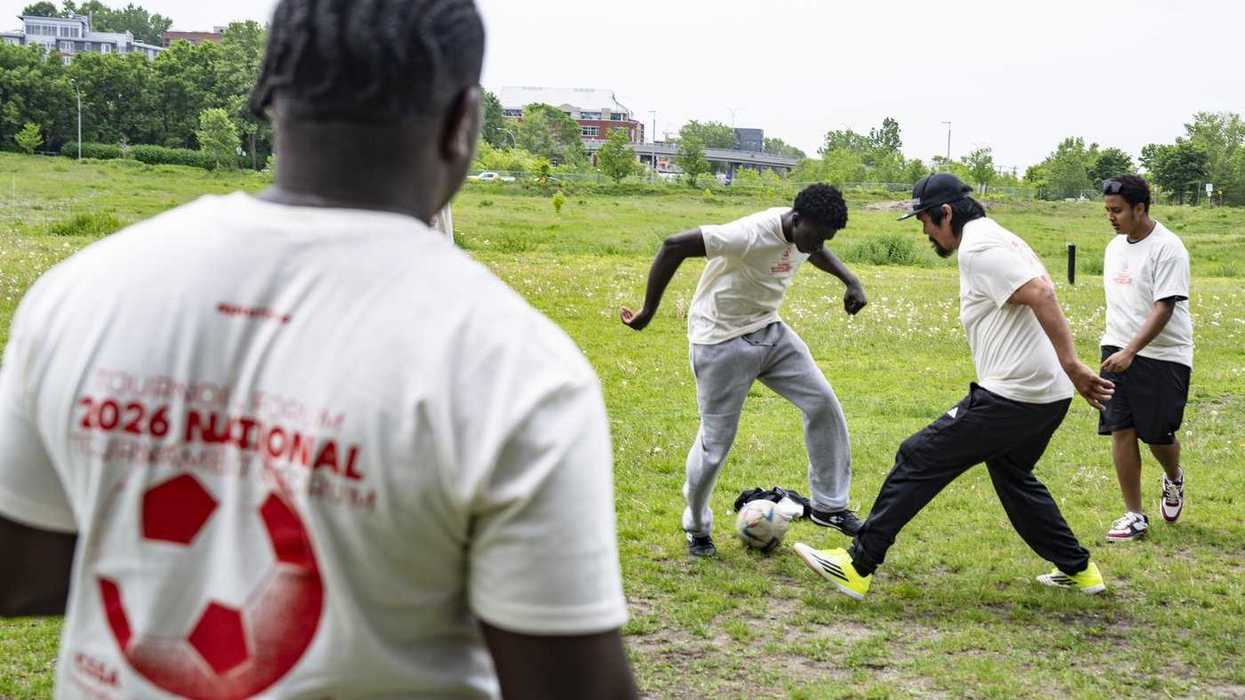 Soccer tournament in Montreal for unhoused players
