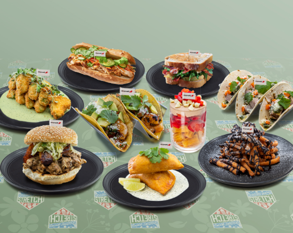 Some of the new food items available at Rogers Centre in 2023.