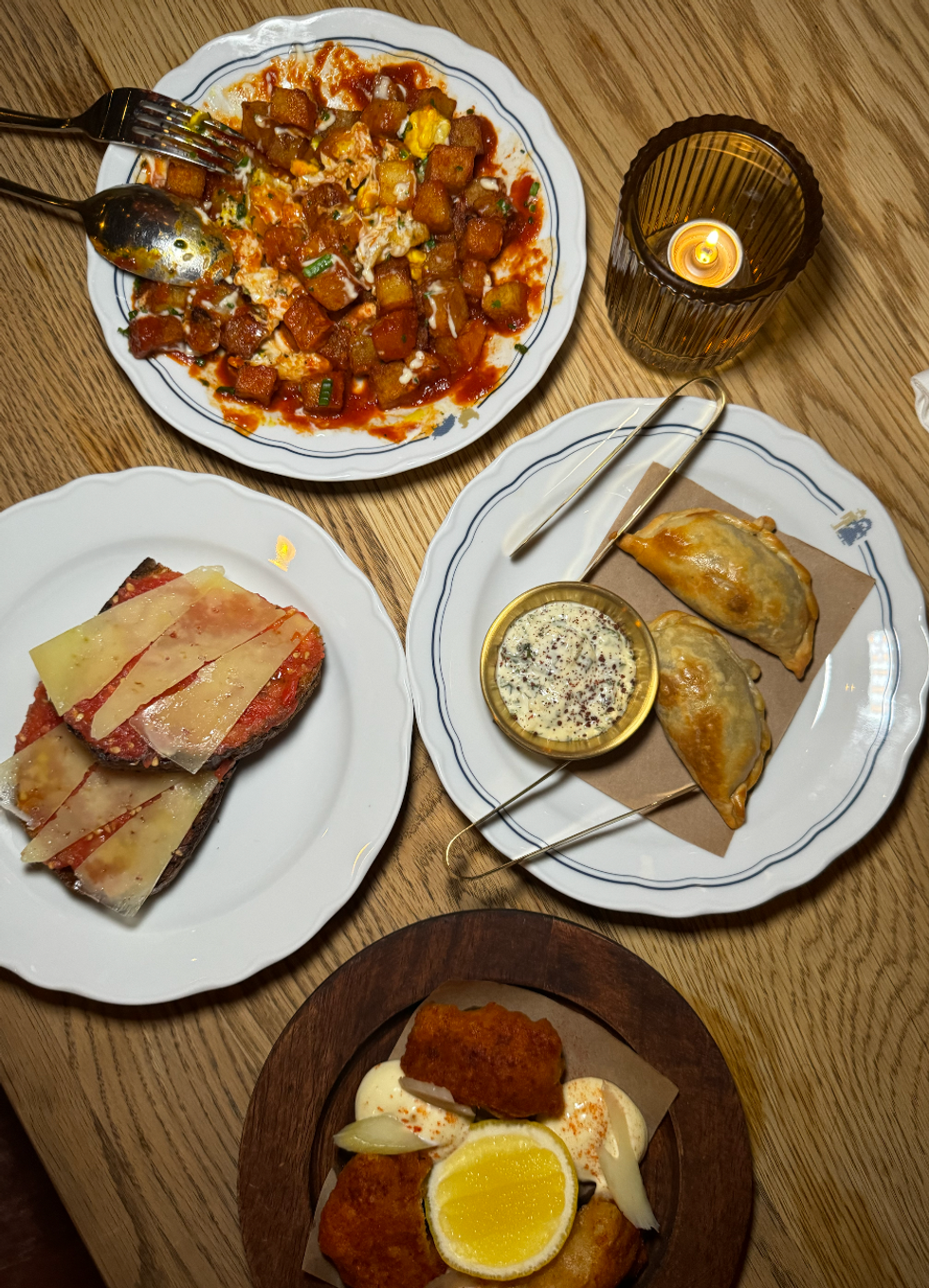 Some tapas off Patria's menu.