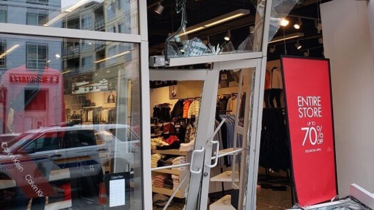 Someone Drove A Truck Straight Into A Storefront In BC & Stole 5K Of Merchandise