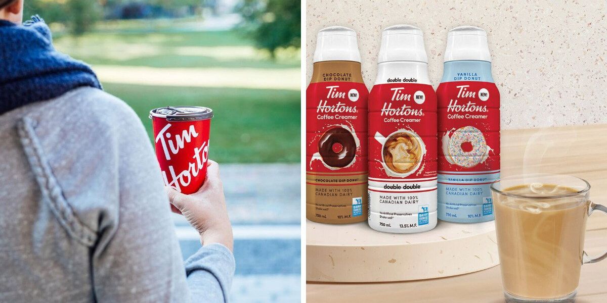 Tim Can Tim Hortons Creamers Just Hit Grocery Stores & You Can Get That Double ...
