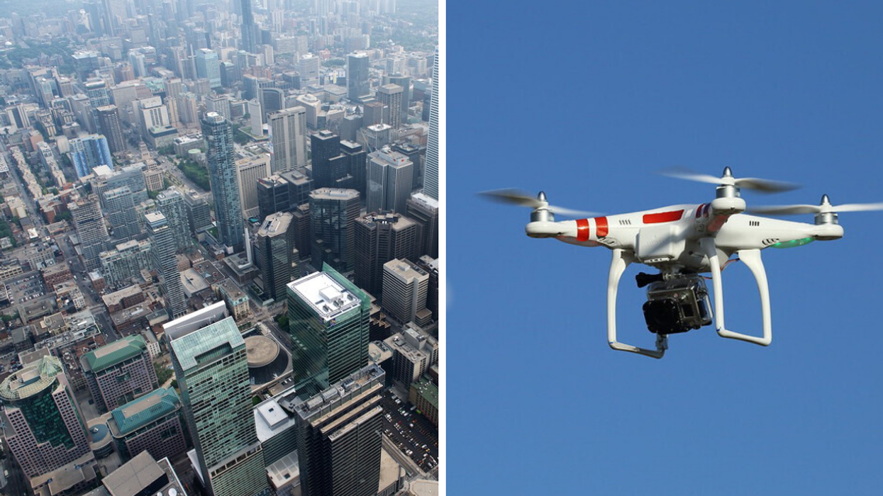 Someone In Toronto Was Shooting Arrows Off Their Balcony At A Drone & Charges Were Laid