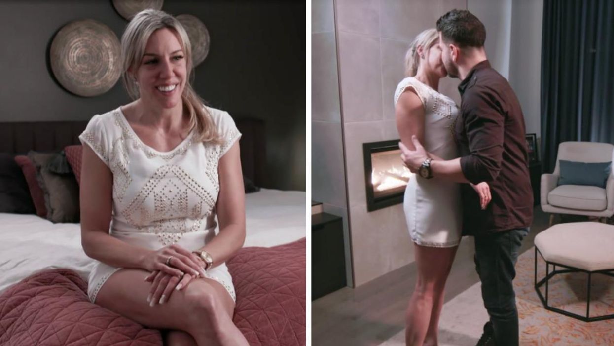 Sonia de 5 gars pour moi. Droite : Sonia et Francis à 5 gars pour moi.