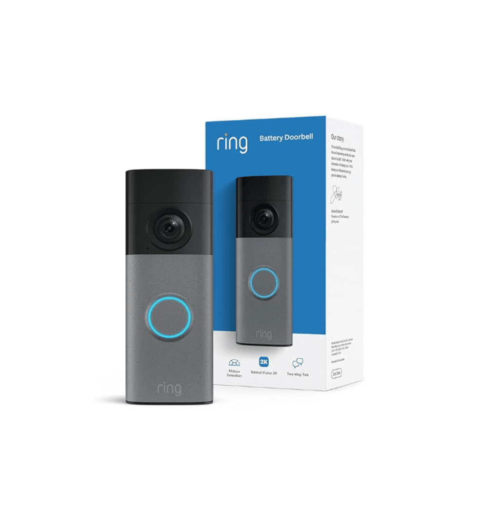 Sonnette Ring \u00e0 batterie avec vid\u00e9o HD et communication bidirectionnelle sur le site d'Amazon Canada.