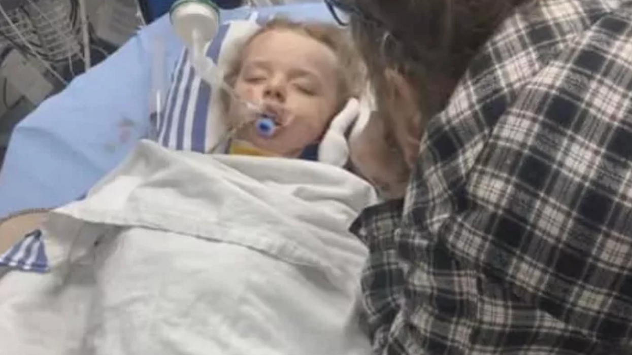 Sophie Foley at the hospital.
