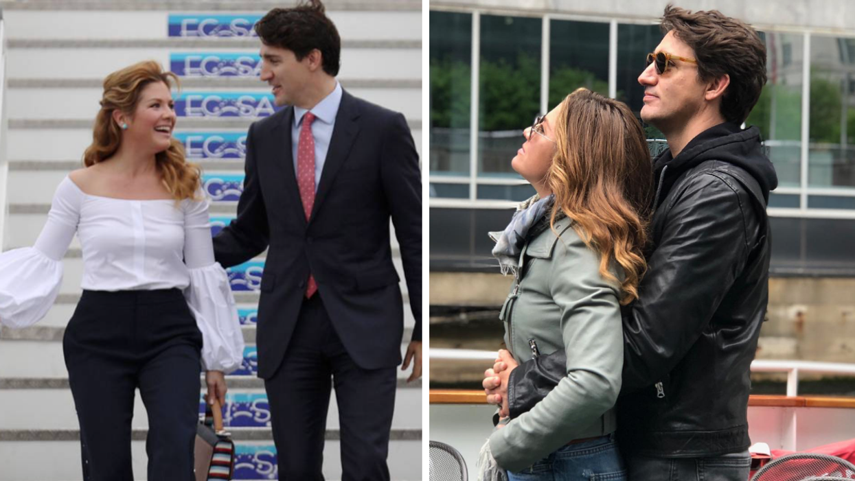 Sophie Grégoire et Justin Trudeau.