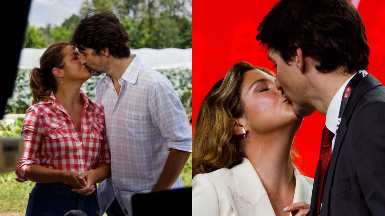Sophie Grégoire Trudeau Celebrated Valentine’s Day With A Super Smoochy Photo