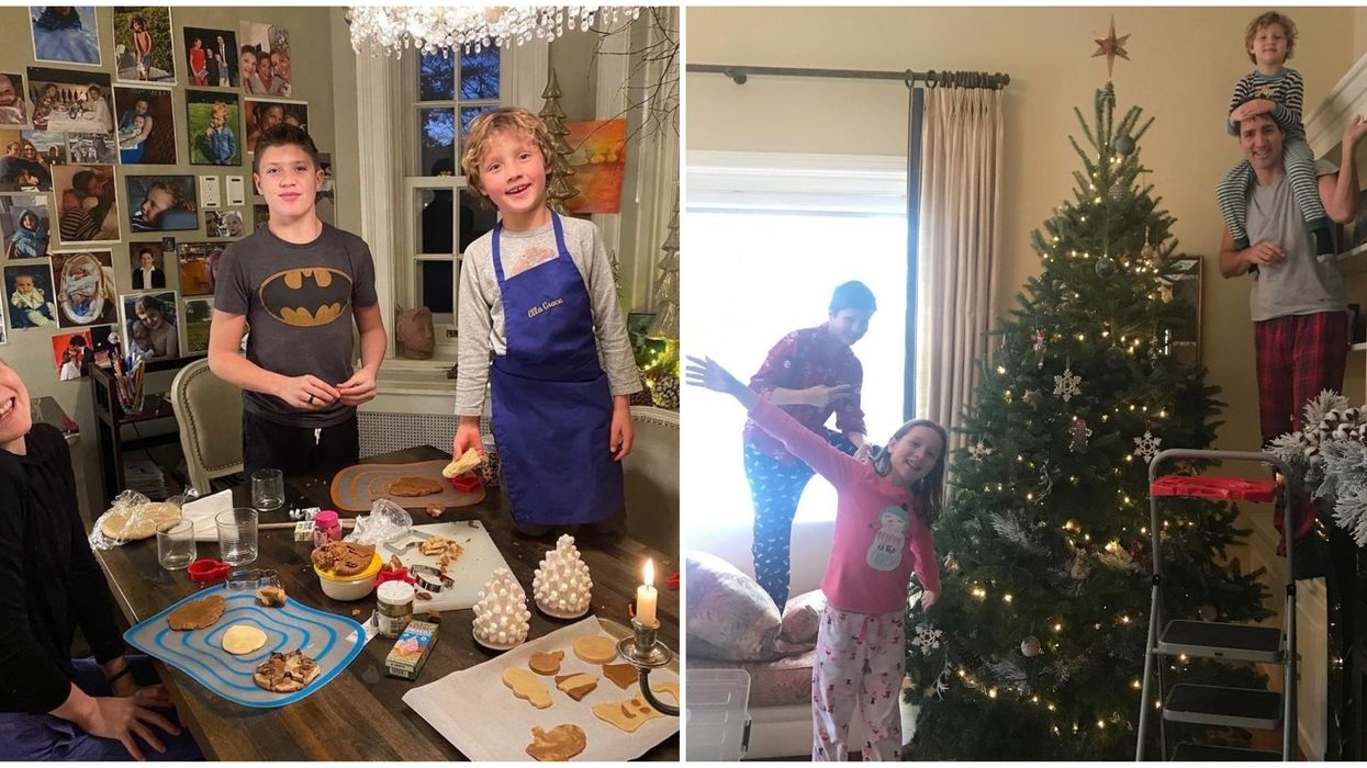 Sophie Gregoire Trudeau Instagram Post Shows Her Making Christmas Cookies With Her Kids