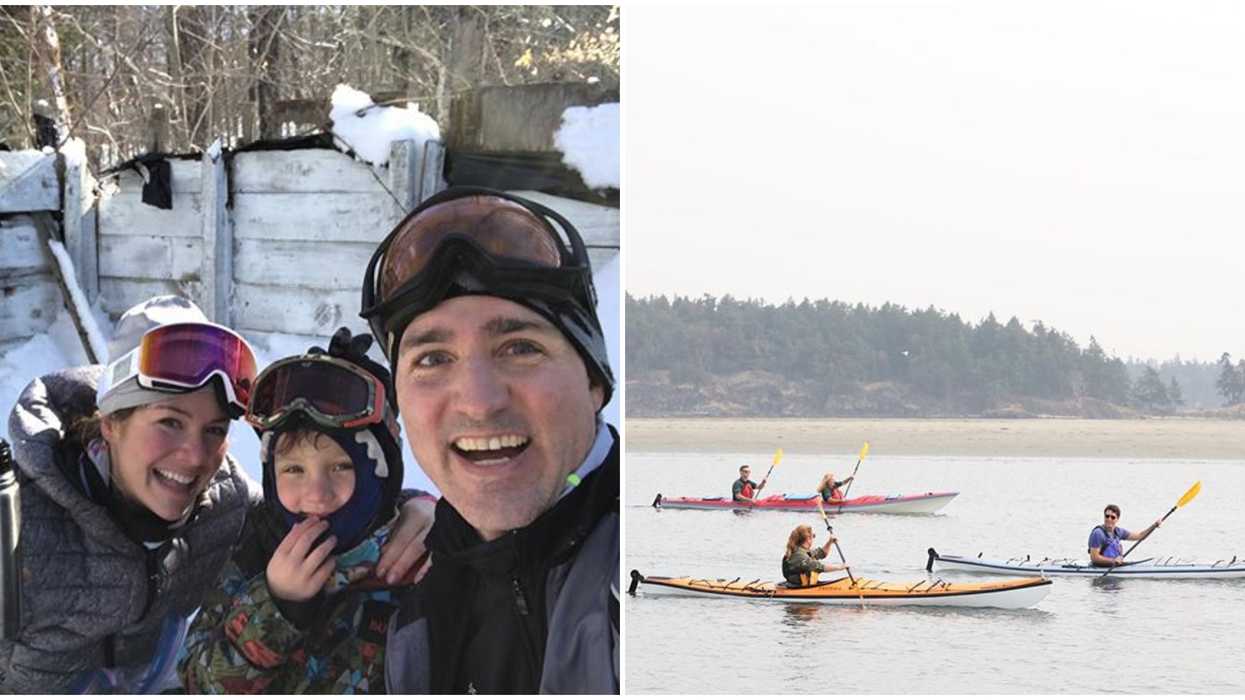 Sophie Grégoire Trudeau's Instagram Post Has Cute Pics Of Her & Justin Trudeau Outdoors