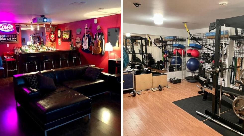 Sous-sol de la maison \u00e0 vendre de Patrick Groulx.