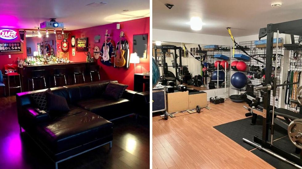 Sous-sol de la maison \u00e0 vendre de Patrick Groulx.