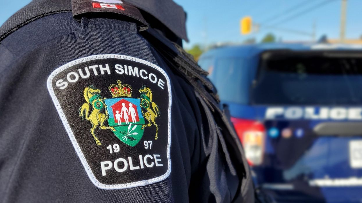 South Simcoe Police officer uniform.