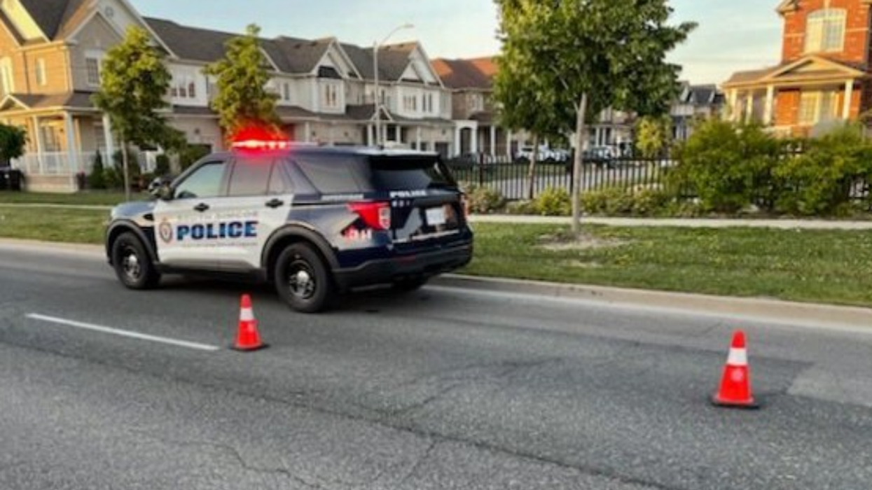 South Simcoe Police Service car.