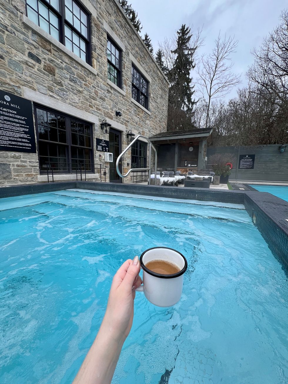 Spa at the Elora Mill.