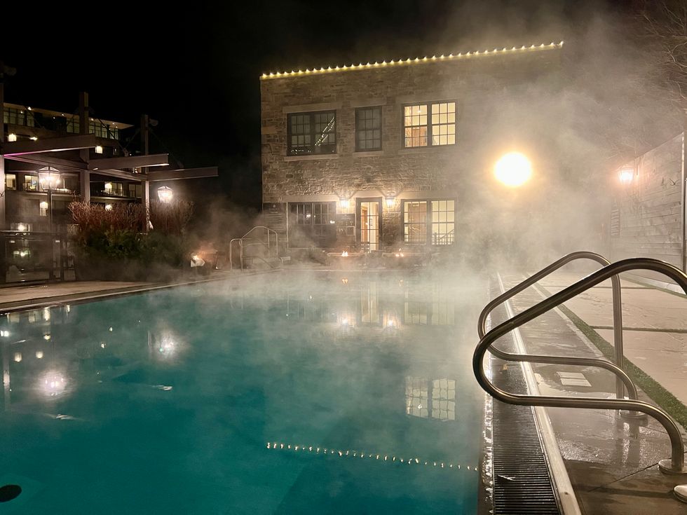 Spa at the Elora Mill.